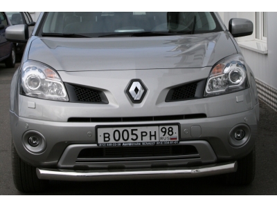 Защита переднего бампера 76 мм Союз96 для Renault Koleos 2008-2011