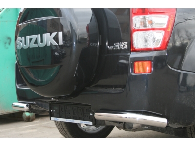 Защита задняя уголки 60 мм 5 дверей Союз96 для Suzuki Grand Vitara 2008-2015