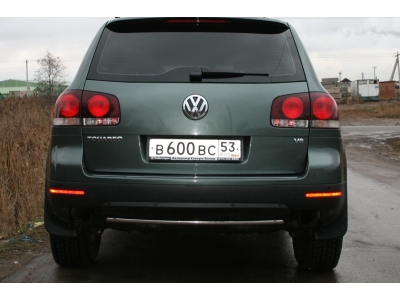 Защита заднего бампера 42 мм Союз96 для Volkswagen Touareg 2007-2010