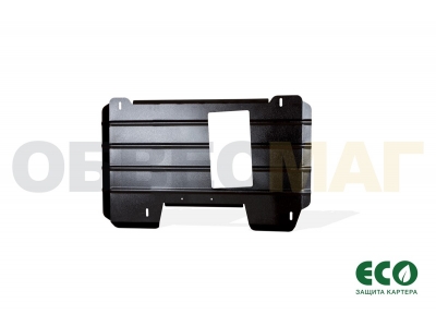 Защита бензобака ECO для 2,0 бензин/1,6 дизель МКПП/АКПП 4WD (только с защитой редуктора Eco) для Nissan X-Trail № ECO.36.39.620