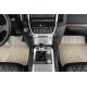 Коврики KVEST 3D в салон полистар, бежево-серые, 5 шт для Toyota Land Cruiser 200 2015-2021