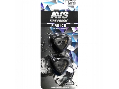 Ароматизатор AVS MM-009 Double Stream (аром. Fire Ice/Чёрный лёд) (мини мембрана) AVS