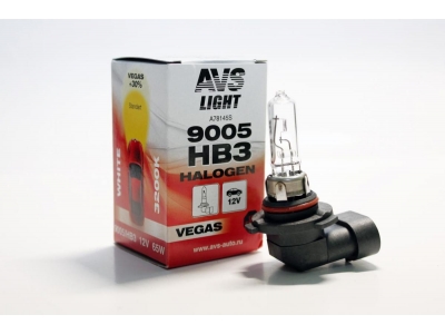 Галогенная лампа AVS Vegas HB3/900512V.60W.1шт.