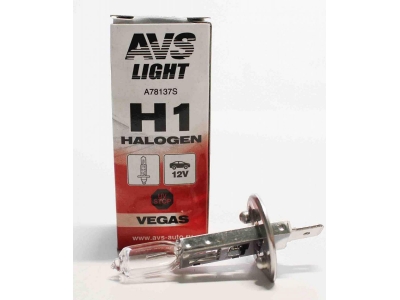 Галогенная лампа AVS Vegas H1.12V.55W.1 шт. AVS