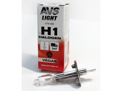 Галогенная лампа AVS Vegas H1.24V.70W.1шт. AVS
