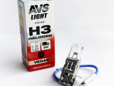 Галогенная лампа AVS Vegas H3.24V.70W.1шт.