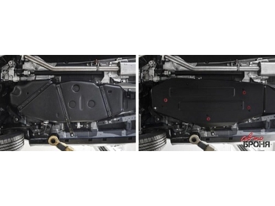 Защита топливного бака, АвтоБРОНЯ, сталь для GEELY Atlas Pro 1.5 2021 - н.в.