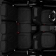 Чехлы экокожа чёрная с перфорацией вариант 1 на 3 двери АвтоЛидер для Toyota RAV4 XA10 1994-2000