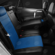 Чехлы экокожа синяя с перфорацией вариант 1 на 5 дверей АвтоЛидер для Toyota RAV4 XA10 1994-2000