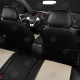 Чехлы экокожа кремовая с перфорацией с чёрными боковинами и спинкой вариант 1 АвтоЛидер для Toyota Land Cruiser Prado 150 2017-2021