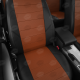 Чехлы экокожа фокс с перфорацией с чёрными боковинами и спинкой вариант 1 АвтоЛидер для Toyota Land Cruiser Prado 150 2017-2021
