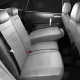 Чехлы экокожа светло-серая с перфорацией с светло-серыми боковинами и спинкой вариант 1 на 3 двери АвтоЛидер для Toyota RAV4 XA10 1994-2000