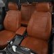 Чехлы экокожа фокс с перфорацией с боковинами и спинкой фокс вариант 1 АвтоЛидер для Toyota Prius 3 2009-2015