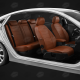 Чехлы экокожа фокс с перфорацией с боковинами и спинкой фокс вариант 1 АвтоЛидер для Toyota Land Cruiser Prado 150 2009-2017