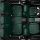Чехлы экокожа зелёная с перфорацией вариант 2 на 3 двери АвтоЛидер для Toyota RAV4 XA10 1994-2000