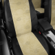 Чехлы бежевая алькантара вариант 1 АвтоЛидер для Toyota Land Cruiser Prado 150 2017-2021