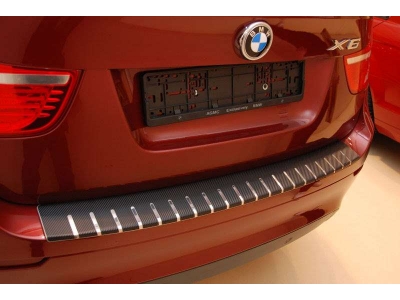 Накладка на задний бампер профилированная с загибом BMW X3 № 30-4030