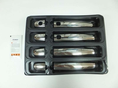 Накладки на 4 дверные ручки с отверстием для чипа Omsa_Line для Toyota Urban Cruiser/Auris/Corolla 2007-2015