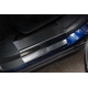 Накладки на внутренние пороги с надписью 4 штуки Alu-Frost для Suzuki Grand Vitara 2005-2015