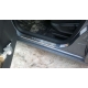 Накладки на внутренние пороги с надписью 4 штуки Alu-Frost для Toyota Verso 2009-2012