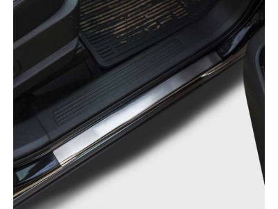 Накладки на пороги с логотипом 4 штуки Союз96 для Ford Edge 2013-2015