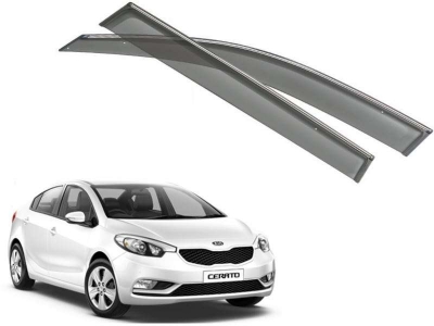 Дефлекторы окон с хромированным молдингом OEM Tuning для Kia Cerato 2013-2018