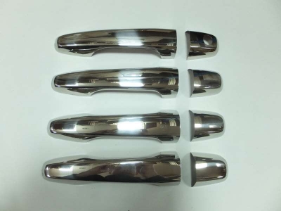 Накладки на 4 дверные ручки для Mitsubishi L200 № 4903041