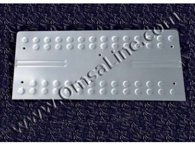 Накладки на дверные пороги 2 штуки Omsa_Line для Volkswagen Crafter 2006-2011