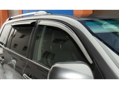 Дефлекторы окон EGR темные 4 штуки для Toyota Highlander 2010-2014