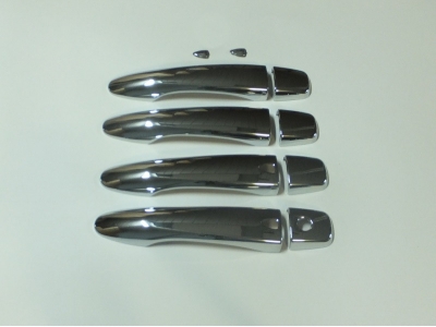 Накладки на дверные ручки хром для Nissan Qashqai № 36478