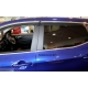 Дефлекторы окон с нержавеющим молдингом OEM Tuning для Ford Kuga 2013-2021