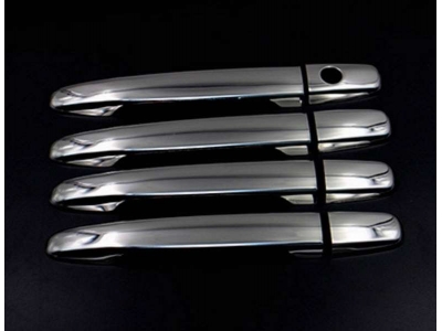 Накладки на дверные ручки без отверстий хром OEM Tuning для Mitsubishi Outlander 2015-2018