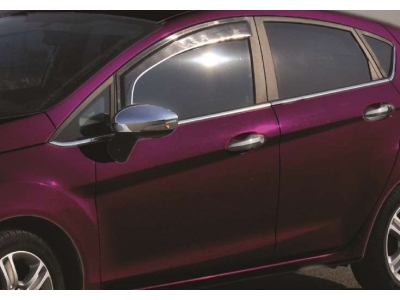 Накладки на зеркала 2 части Omsa_Line для Ford Fiesta 2008-2014
