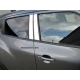 Накладки на внешние стойки дверей аллюминия 4 части Alu-Frost для Mazda 3 2013-2018
