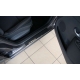 Накладки на внутренние пороги с надписью 4 штуки Alu-Frost для Jeep Grand Cherokee 2010-2021 29-1663