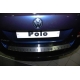 Накладка на задний бампер профилированная с загибом Alu-Frost для Volkswagen Polo 2009-2020 25-3665