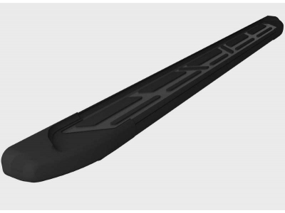 Пороги алюминиевые Corund black для Hyundai Creta № HYCR.69.1431