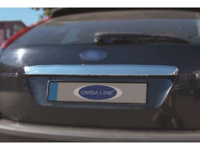 Накладка над номером на крышку багажника Omsa_Line для Ford Focus 2 2005-2007