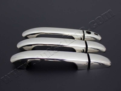 Накладки на 3 дверные ручки с отверстием под сенсор Omsa_Line для Mercedes-Benz V-class/Vito/Viano 2014-2021