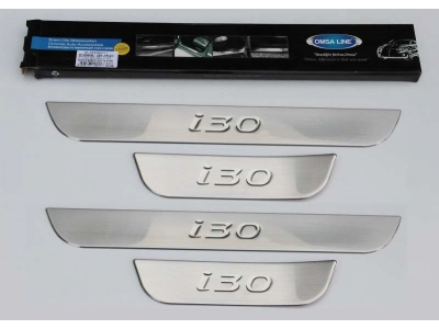 Накладки на дверные пороги 4 штуки для Hyundai i30 № 3215091