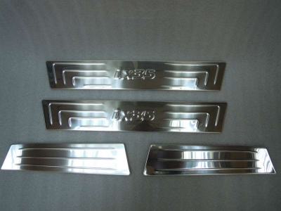 Накладки на дверные пороги 4 штуки для Hyundai ix35 № 3208091