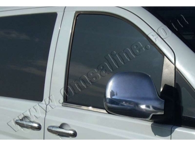 Нижние молдинги стекол 2 части Omsa_Line для Mercedes-Benz V-class/Vito/Viano 2003-2014