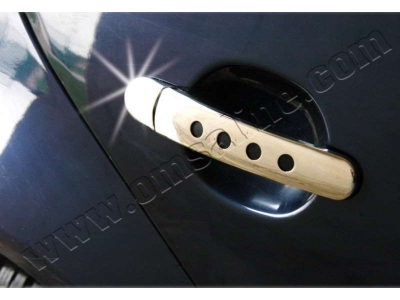 Накладки на 4 дверные ручки с отверстием для чипа Omsa_Line для Volkswagen Golf 5/Skoda Octavia/Fabia/Superb 2000-2012