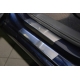 Накладки на внутренние пороги с надписью 8 штук Alu-Frost для Volkswagen Polo 2009-2020