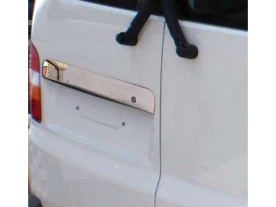Накладка над номером на крышку багажника Omsa_Line для Volkswagen Caravelle/Multivan/T5 Transporter 2003-2015