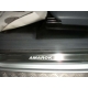 Накладки на внутренние пороги с надписью 4 штуки Alu-Frost для Volkswagen Amarok 2010-2016