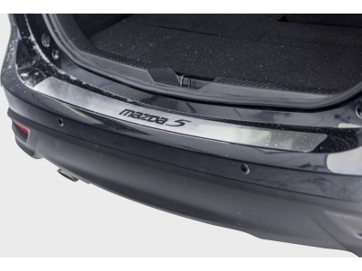 Накладка на задний бампер с рисунком Союз96 для Mazda CX-5 2011-2021