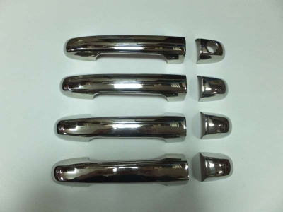 Накладки на 4 дверные ручки для Hyundai i20/i30 № 3209041