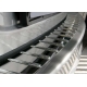 Накладка на задний бампер с силиконом Alu-Frost для Mercedes-Benz V-class/Vito/Viano 2014-2021