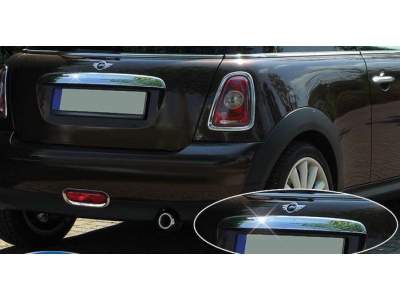 Накладка над номером на крышку багажника Omsa_Line для MINI Cooper 2007-2013